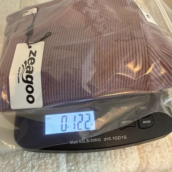 NWT Zeagoo Womens Size XL Violet Long Sleeve Ribbed Sweater Casual Basic Fairy - Picture 9 of 10